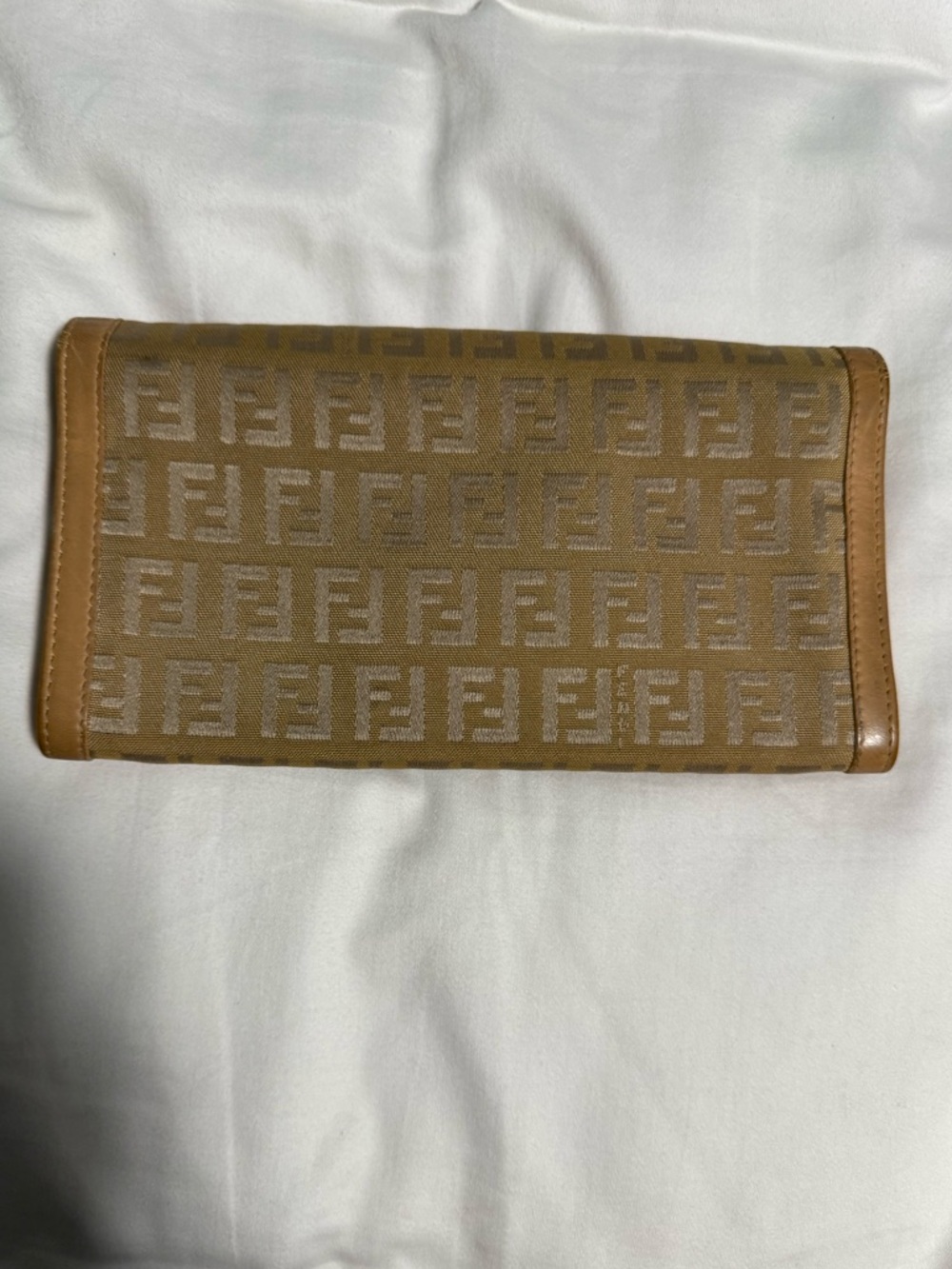 Fendi Authentic Brown Zucca FF Jacquard Continental Wallet! With COA! Gorgeous 🥰 - Picture 8 of 8
